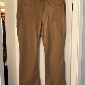 Kick out crop pants. Worn once. Stretchy and comfy but ended up being too big.